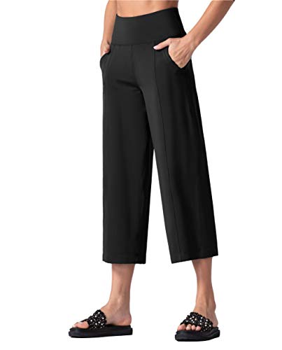 THE GYM PEOPLE Women's Workout Capris Tummy Control Lounge Yoga Pants