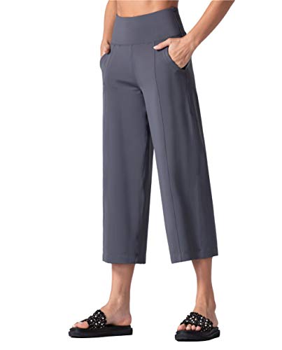 THE GYM PEOPLE Women's Workout Capris Tummy Control Lounge Yoga Pants