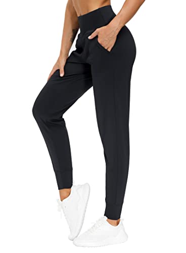 THE GYM PEOPLE Women's Workout Joggers Pants Lightweight Lounge Leggings