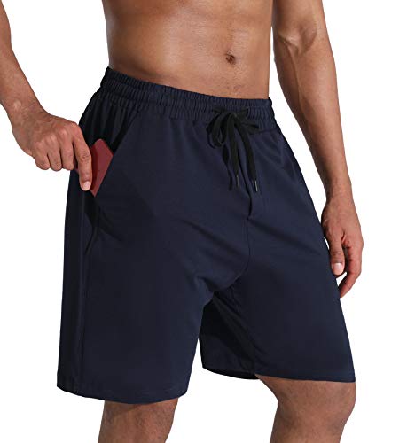 THE GYM PEOPLE Men's Sweat Shorts with Pockets Workout Lounge Shorts