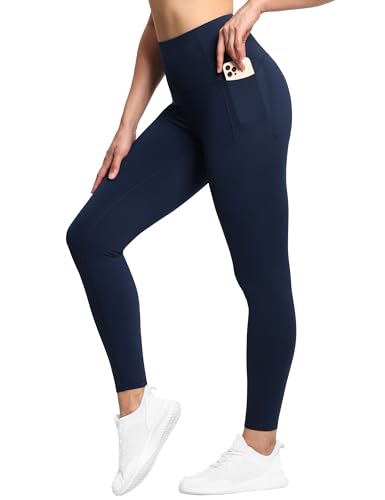 THE GYM PEOPLE Women Tummy Control Leggings Workout Yoga Pants with Pockets