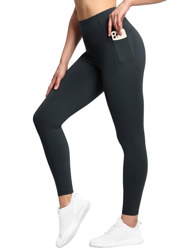 THE GYM PEOPLE Women Tummy Control Leggings Workout Yoga Pants with Pockets