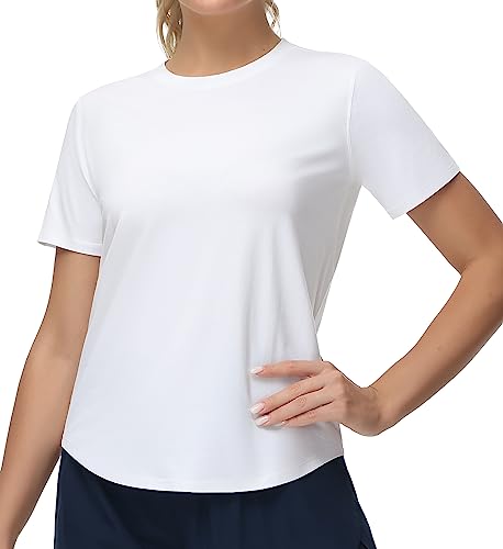 THE GYM PEOPLE Women's Workout T-Shirts Breathable Soft Athletic Tee Tops