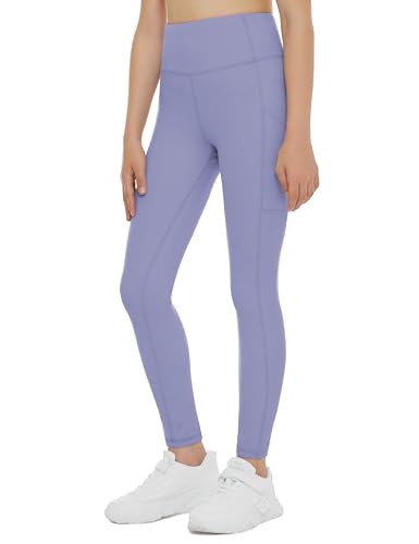THE GYM PEOPLE Girls Workout Leggings High Waist Kid Dance Yoga Tight Pants