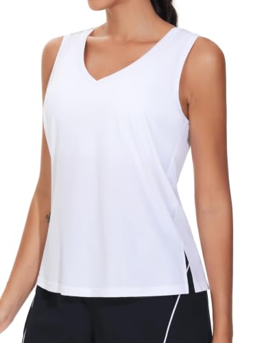 THE GYM PEOPLE Workout Tank Tops Loose Fit Athletic Sleeveless Yoga Shirts