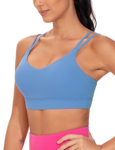THE GYM PEOPLE Women Wirefree Spaghetti Straps Sports Bra Medium Support